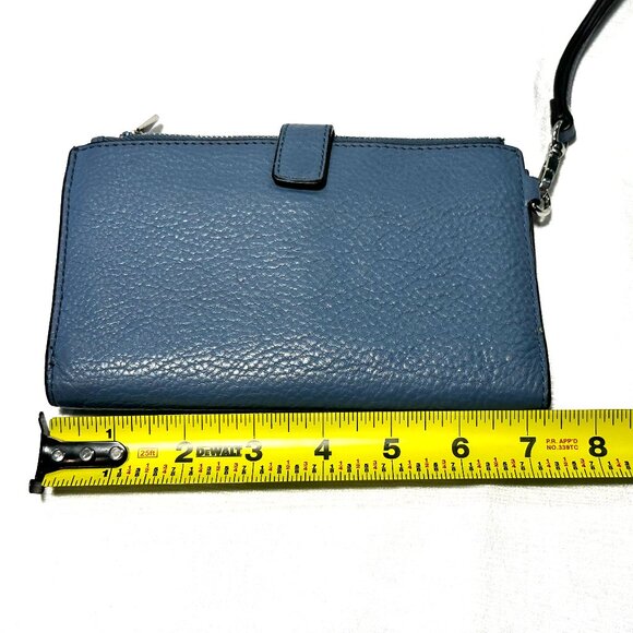 Michael Kors Slate Blue Wristlet - Picture 6 of 14